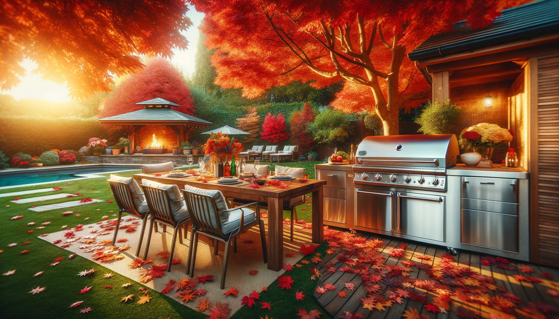 Mehr über den Artikel erfahren Wie kann ich meine Outdoorküche an verschiedene Jahreszeiten anpassen?