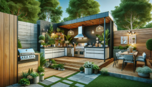 Mehr über den Artikel erfahren Welche Trends gibt es bei der Gestaltung von Outdoorküchen?